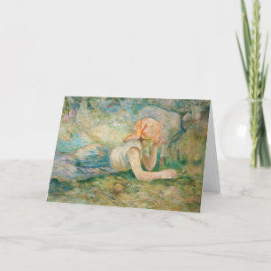 Berthe Morisot - Herderin Rustend Kaart