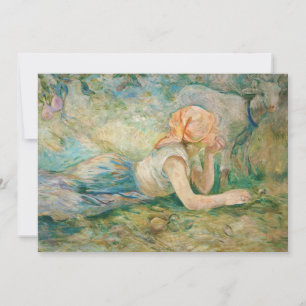 Berthe Morisot - Herderin Rustend Kaart