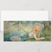 Berthe Morisot - Herderin Rustend Kaart (Voorkant / Achterkant)
