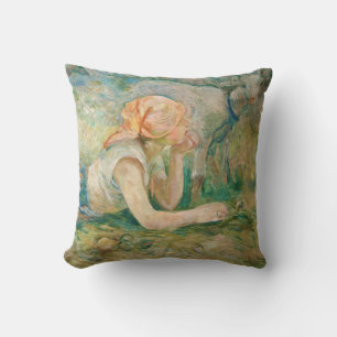 Berthe Morisot - Herderin Rustend Kussen