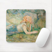 Berthe Morisot - Herderin Rustend Muismat (Met muis)