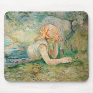 Berthe Morisot - Herderin Rustend Muismat