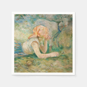 Berthe Morisot - Herderin Rustend Servet