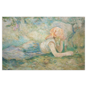 Berthe Morisot - Herderin Rustend Stof