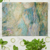 Berthe Morisot - Herderin Rustend Theedoek (Gevouwen)