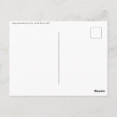 Berthe Morisot - Het wasgoed uitkleden naar drogen Briefkaart (Achterkant)