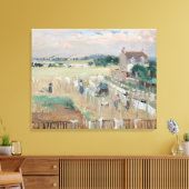 Berthe Morisot - Het wasgoed uitkleden naar drogen Canvas Afdruk (Insitu (Woonkamer))