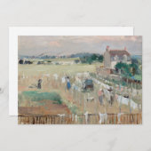 Berthe Morisot - Het wasgoed uitkleden naar drogen Kaart (Voorkant / Achterkant)
