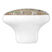 Berthe Morisot - Het wasgoed uitkleden naar drogen Keramische Knop (Zijkant)