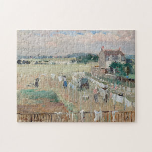 Berthe Morisot - Het wasgoed uitkleden naar drogen Legpuzzel