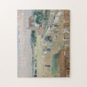 Berthe Morisot - Het wasgoed uitkleden naar drogen Legpuzzel (Verticaal)