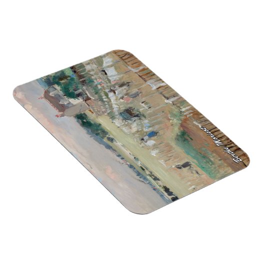 Berthe Morisot - Het wasgoed uitkleden naar drogen Magneet (Rechterzijde)