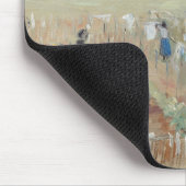 Berthe Morisot - Het wasgoed uitkleden naar drogen Muismat (Hoek)