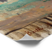 Berthe Morisot - Het wasgoed uitkleden naar drogen Poster (Hoek)