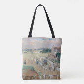 Berthe Morisot - Het wasgoed uitkleden naar drogen Tote Bag (Achterkant)