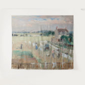 Berthe Morisot - Het wasgoed uitkleden naar drogen Wandkleed (Voorkant (horizontaal))