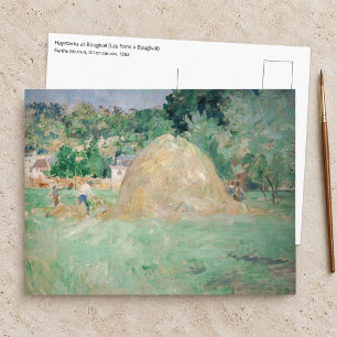 Berthe Morisot - Hooibergen bij Bougival Briefkaart