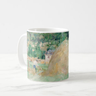 Berthe Morisot - Hooibergen bij Bougival Koffiemok