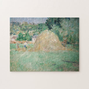 Berthe Morisot - Hooibergen bij Bougival Legpuzzel