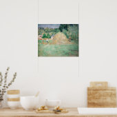 Berthe Morisot - Hooibergen bij Bougival Poster (Keuken)