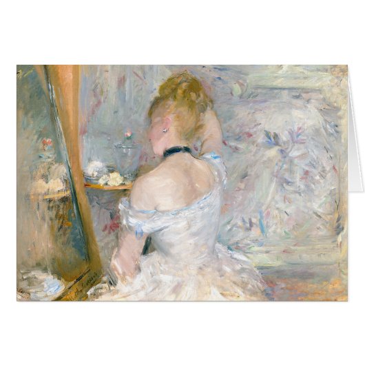 Berthe Morisot Impressionist Woman at Toilette (Voorkant Horizontaal)