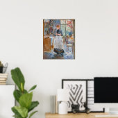 Berthe Morisot - In de eetkamer Poster (Thuiskantoor)