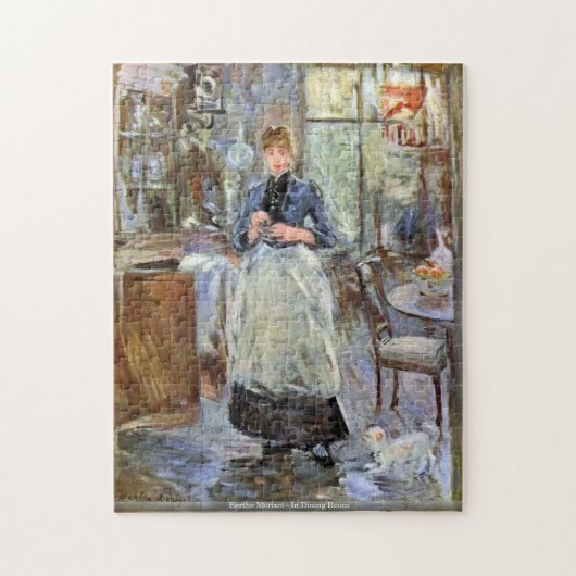 Berthe Morisot - in de machinekamer Legpuzzel (Verticaal)