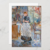 Berthe Morisot - in de mijnruimte Bedankkaart (Voorkant / Achterkant)