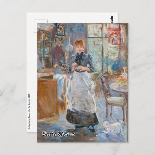Berthe Morisot - in de mijnruimte Briefkaart