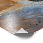 Berthe Morisot - in de mijnruimte Foto Afdruk (Hoek)