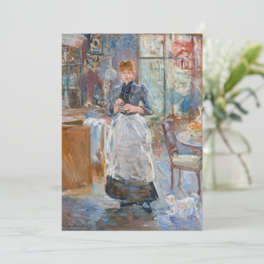 Berthe Morisot - in de mijnruimte Kaart (Staand voorkant)