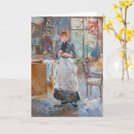 Berthe Morisot - in de mijnruimte Kaart (Gele Bloem)