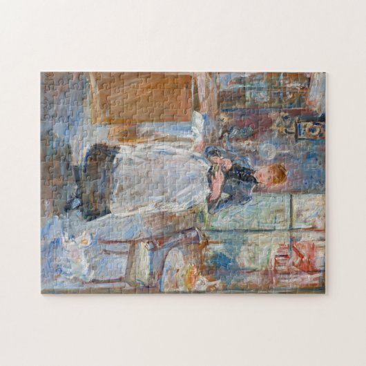 Berthe Morisot - in de mijnruimte Legpuzzel (Horizontaal)