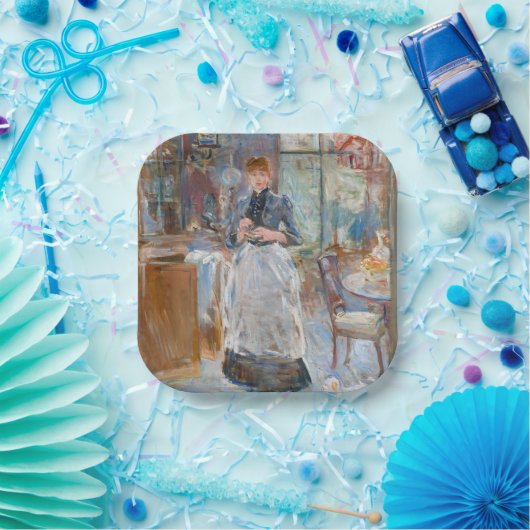 Berthe Morisot - in de mijnruimte Papieren Bordje (Feest)