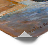 Berthe Morisot - in de mijnruimte Poster (Hoek)