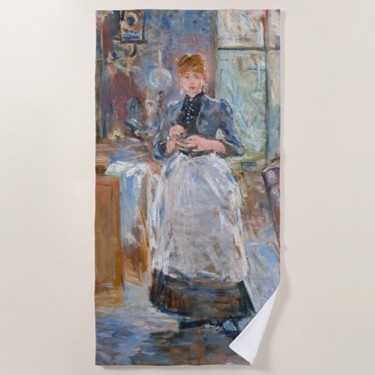 Berthe Morisot - in de mijnruimte Strandlaken (Voorkant)