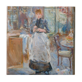 Berthe Morisot - in de mijnruimte Tegeltje