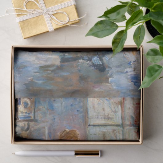 Berthe Morisot - in de mijnruimte Tissuepapier (Geschenk)