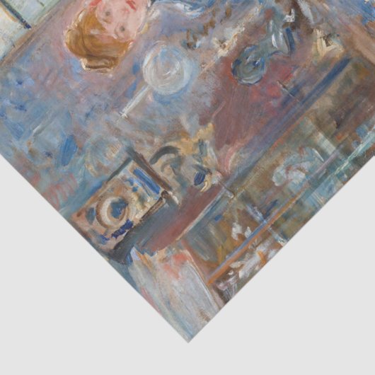 Berthe Morisot - in de mijnruimte Tissuepapier (Detail)