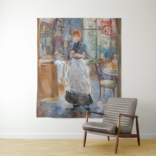 Berthe Morisot - in de mijnruimte Wandkleed (In situ)
