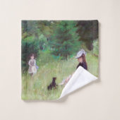 Berthe Morisot - in een Park Bad Handdoek (Wasdoekje)