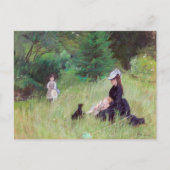 Berthe Morisot - in een Park Briefkaart (Voorkant)