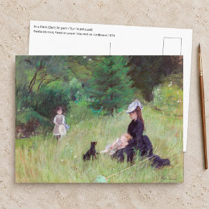 Berthe Morisot - In een park / Dans le parc Briefkaart