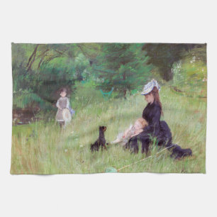Berthe Morisot - In een park / Dans le parc Theedoek