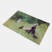 Berthe Morisot - in een Park Deurmat (Schuin)