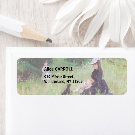 Berthe Morisot - in een Park Etiket (Insitu)