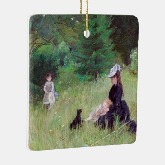Berthe Morisot - In een park Keramisch Ornament (Rechts)