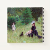 Berthe Morisot - In een park Notitieboek (Achterkant)