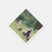 Berthe Morisot - in een Park Servet (Hoek)