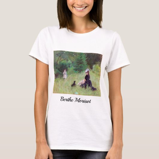 Berthe Morisot - in een Park T-shirt (Voorkant)